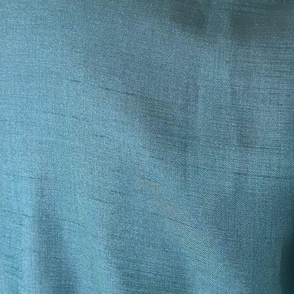 VTG 1970s Green High Neck Blouse - Picture 10 of 12